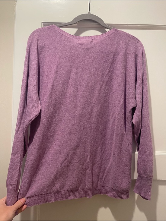 Bianco & Blu Sweaters - Bianco and Blu Cashmere Lavender Crewneck Women’s Sweater - Soft Knit